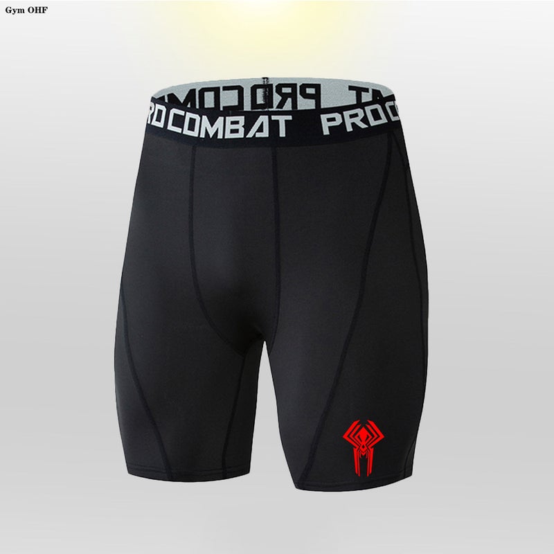 Sports Tight Pants Five-Point Pants High Elastic Compression Basketball Football Training Base Shorts Quick-Drying Running Fitness - Image 1